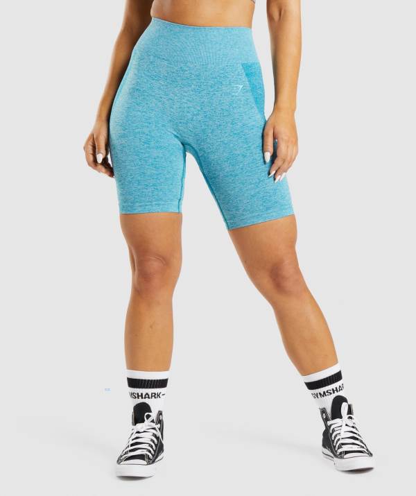 Damske Šortky Gymshark Flex Cycling Modre | OM9541683